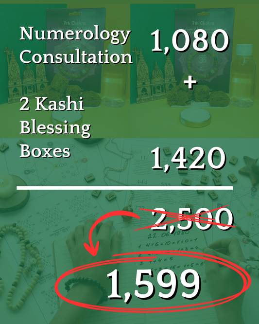 Diwali Combo: Numerology Consultation & 2 Swarnna's Kashi Blessing Boxes