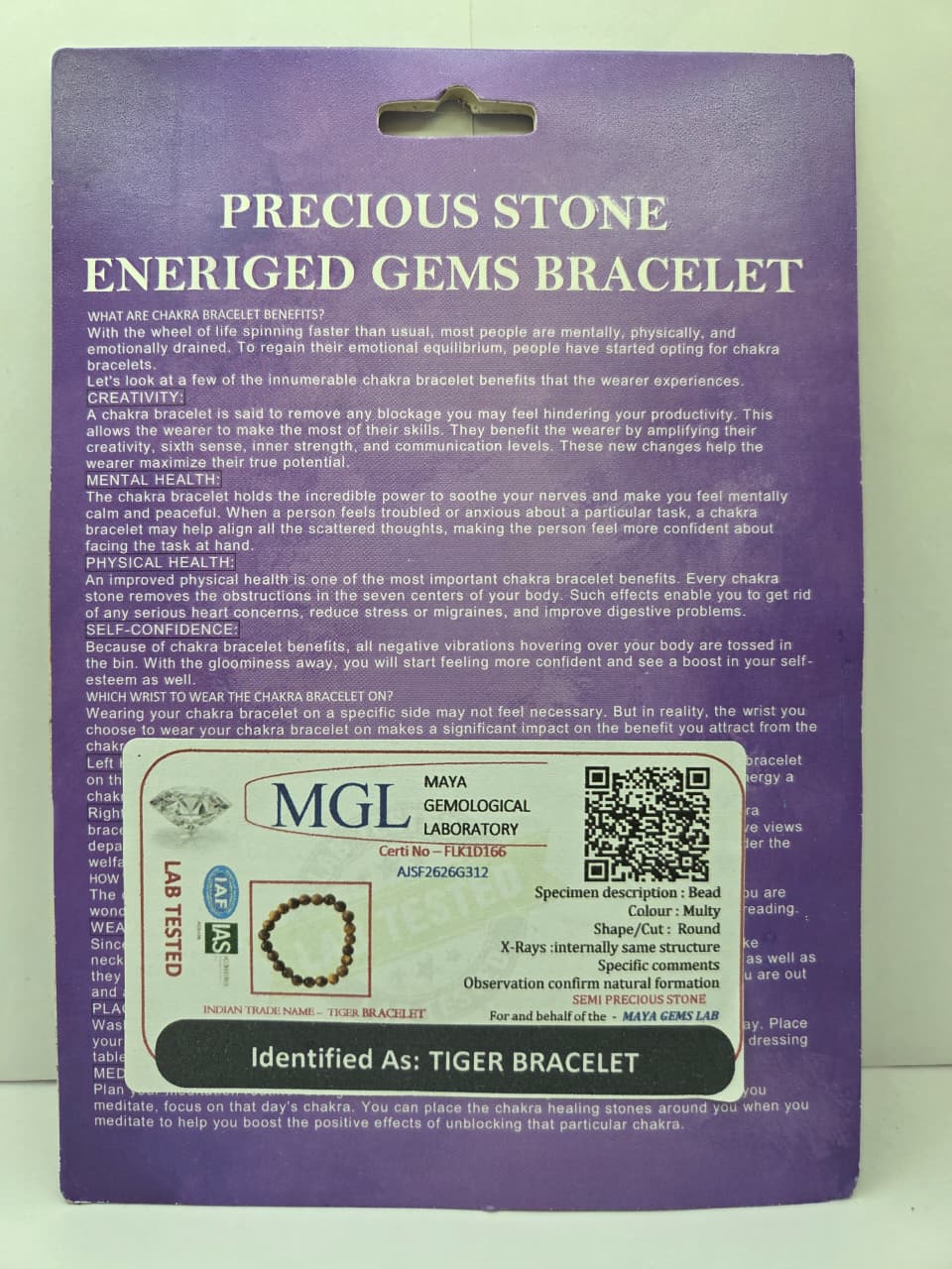 Tiger’s Aura Bracelet
